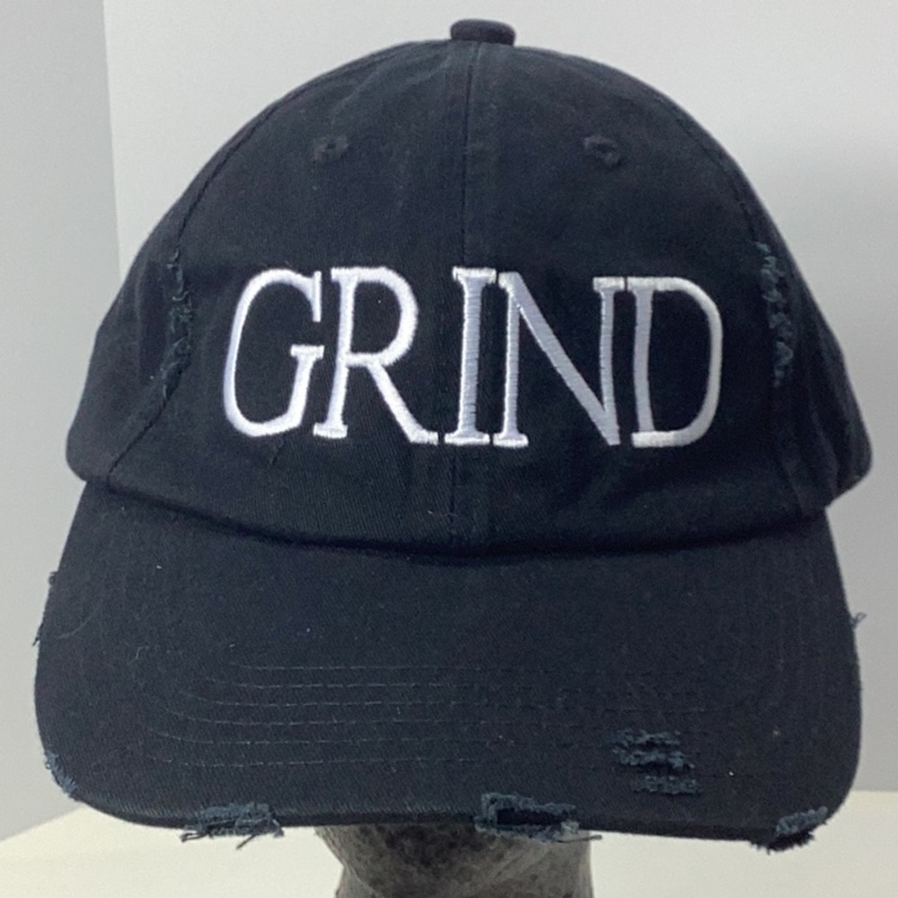 NWOT District Black GRIND & Divine Soul Baseball Hat